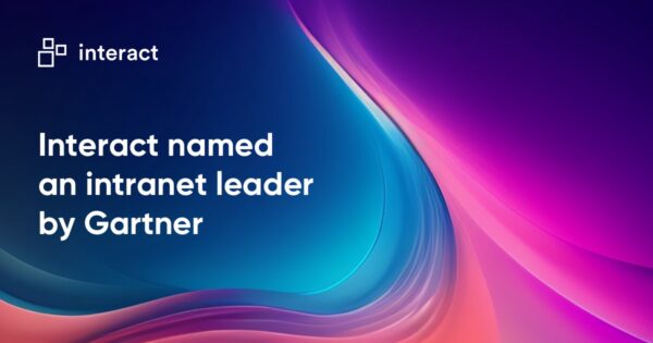 Gartner Spotlights Interact as an Intranet Leader for Large Enterprises