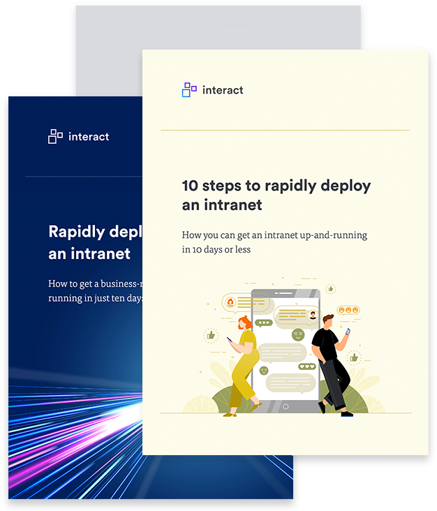 An intranet can unite your workforce in a crisis. Download our toolkit and launch your in 10 days (or less)