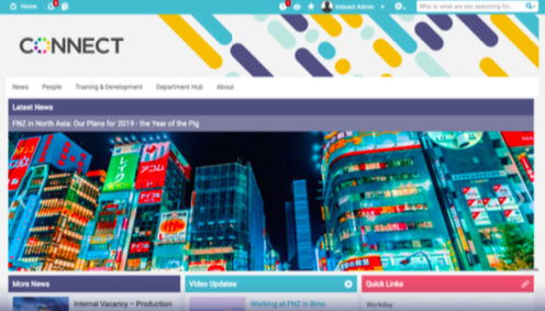 FNZ connect homepage